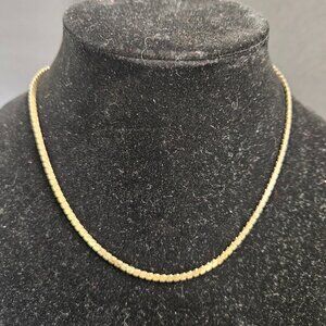 Gold tone Necklace - 8"